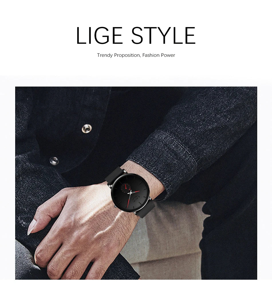 Lige Fashion Sports Watch