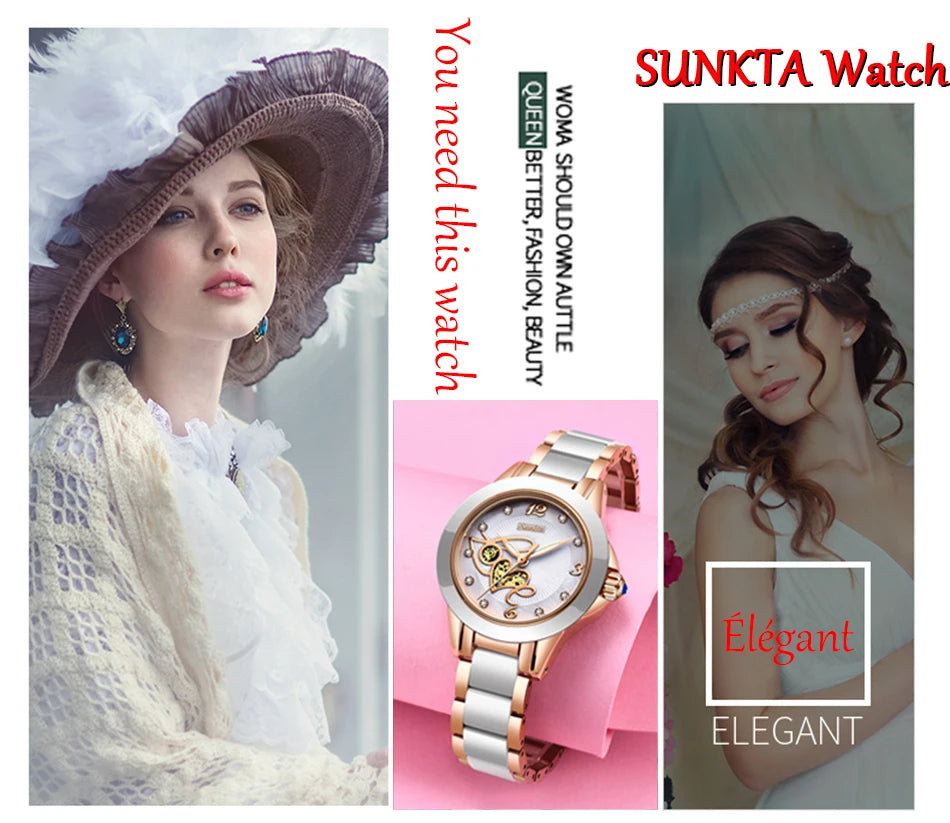 Sunkta Luxury Women Watches