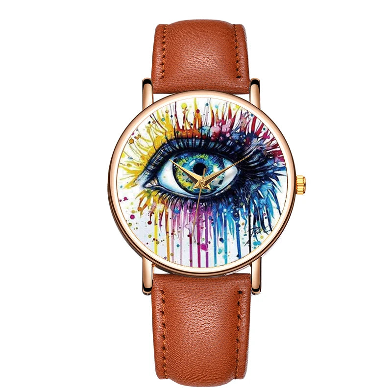 Eye Art Painted Watch