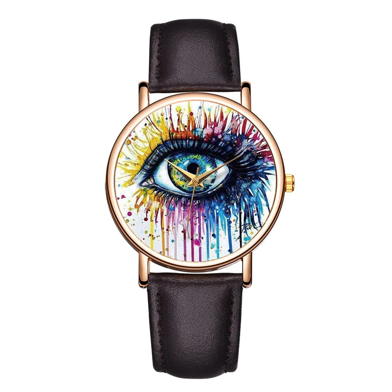 Eye Art Painted Watch