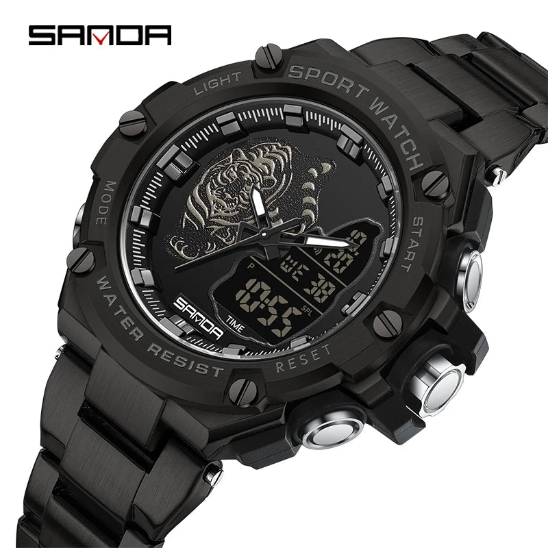 Dragon and Tiger Sport Watch by Sanda